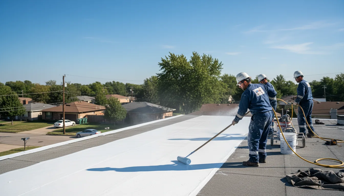 Commercial roof coating in Sauk Rapids, MN near me